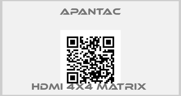 Apantac-HDMI 4X4 MATRIX price