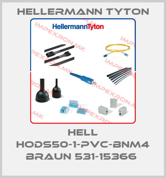 Hellermann Tyton-HELL HODS50-1-PVC-BNM4 BRAUN 531-15366 price