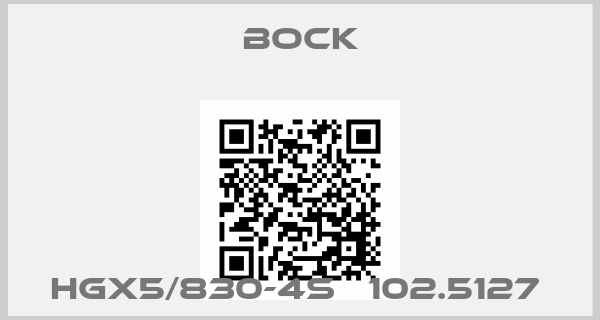 Bock-HGX5/830-4S   102.5127 price