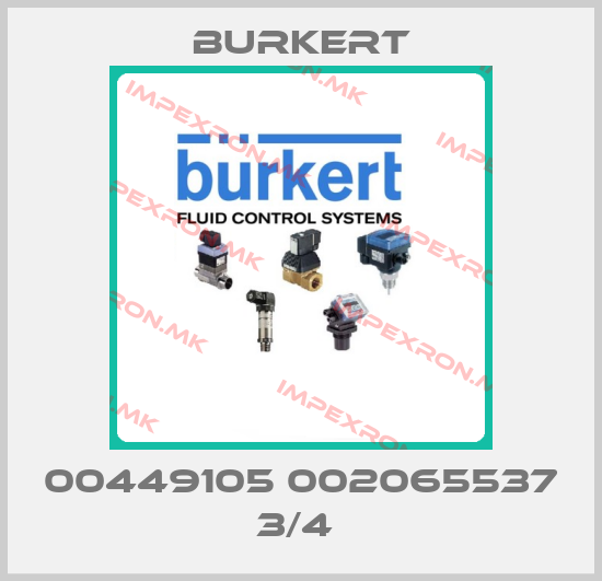 Burkert-00449105 002065537 3/4 price