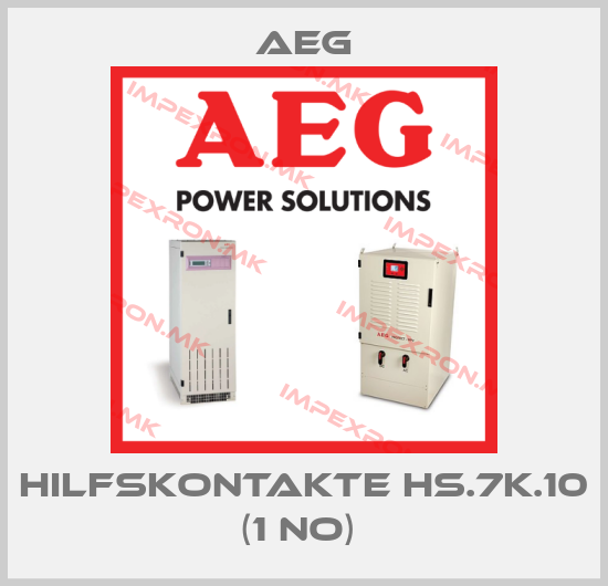 AEG-HILFSKONTAKTE HS.7K.10 (1 NO) price