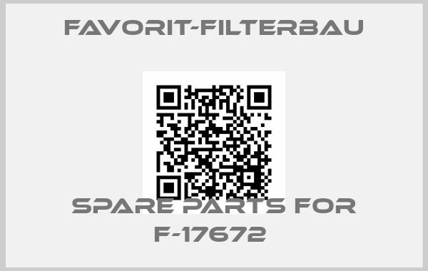 Favorit-Filterbau-spare parts for F-17672 price