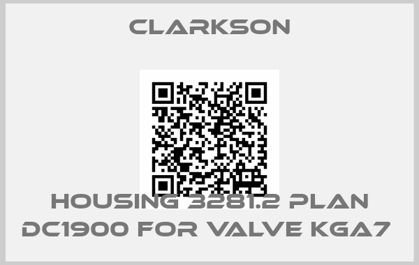 Clarkson-HOUSING 3281.2 PLAN DC1900 FOR VALVE KGA7 price