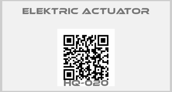 ELEKTRIC ACTUATOR-HQ-020price