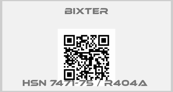 Bixter-HSN 7471-75 / R404A price
