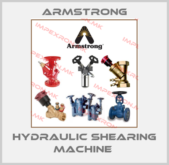 Armstrong-Hydraulic Shearing Machine price