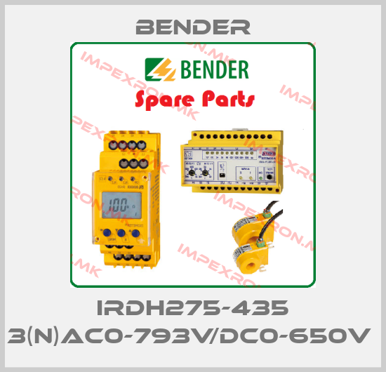 Bender-IRDH275-435 3(N)AC0-793V/DC0-650V price