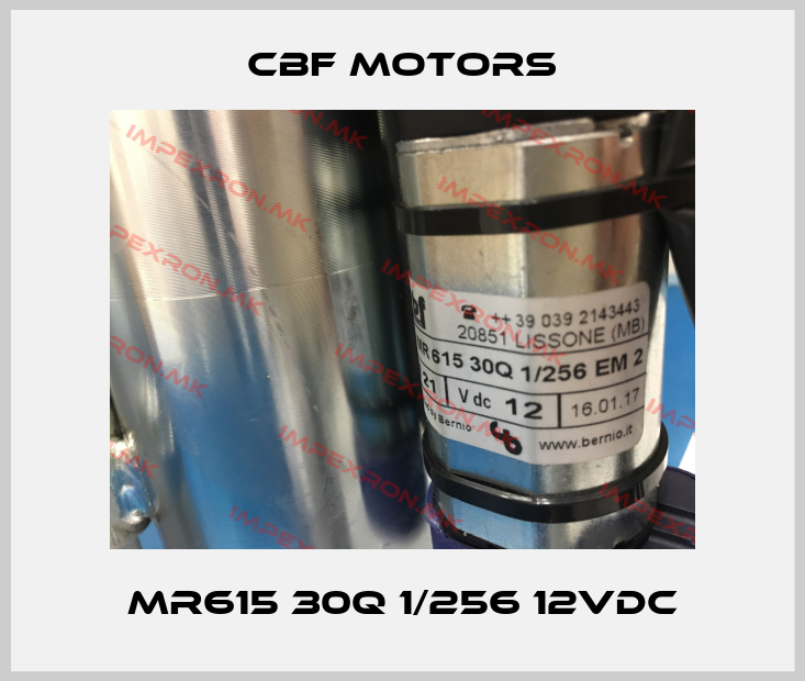 Cbf Motors-MR615 30Q 1/256 12VDCprice
