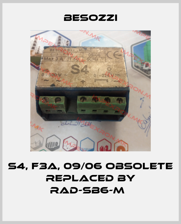 Besozzi-S4, F3A, 09/06 obsolete  replaced by RAD-SB6-M  price
