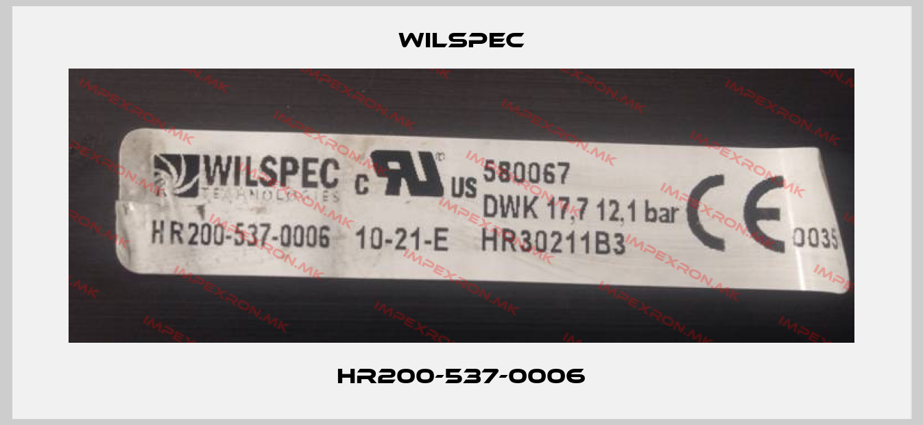 Wilspec-HR200-537-0006price