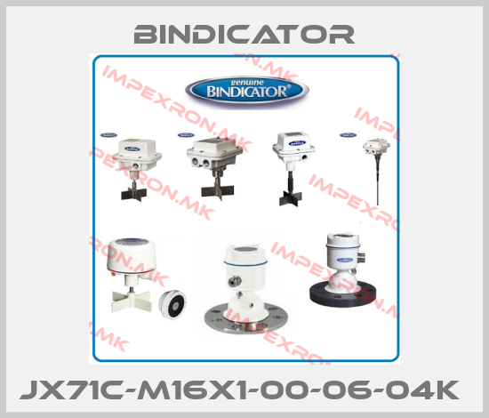 Bindicator-JX71C-M16X1-00-06-04K price