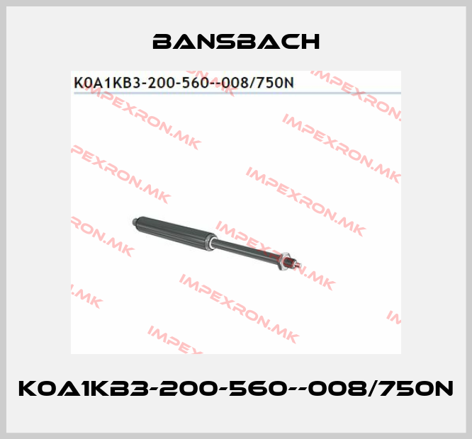 Bansbach-K0A1KB3-200-560--008/750Nprice