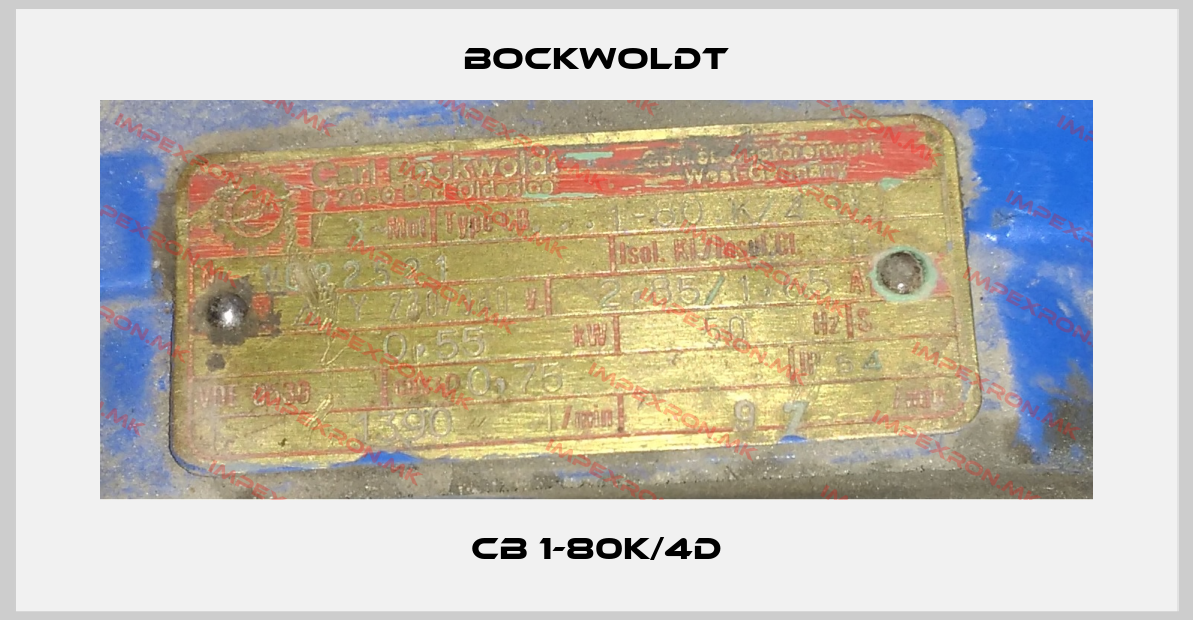 Bockwoldt-CB 1-80K/4Dprice