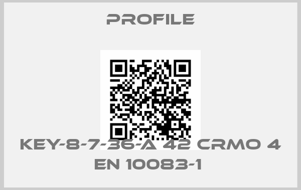 Profile-KEY-8-7-36-A 42 CRMO 4 EN 10083-1 price