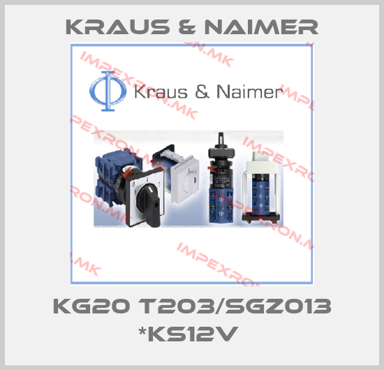 Kraus & Naimer-KG20 T203/SGZ013 *KS12V price