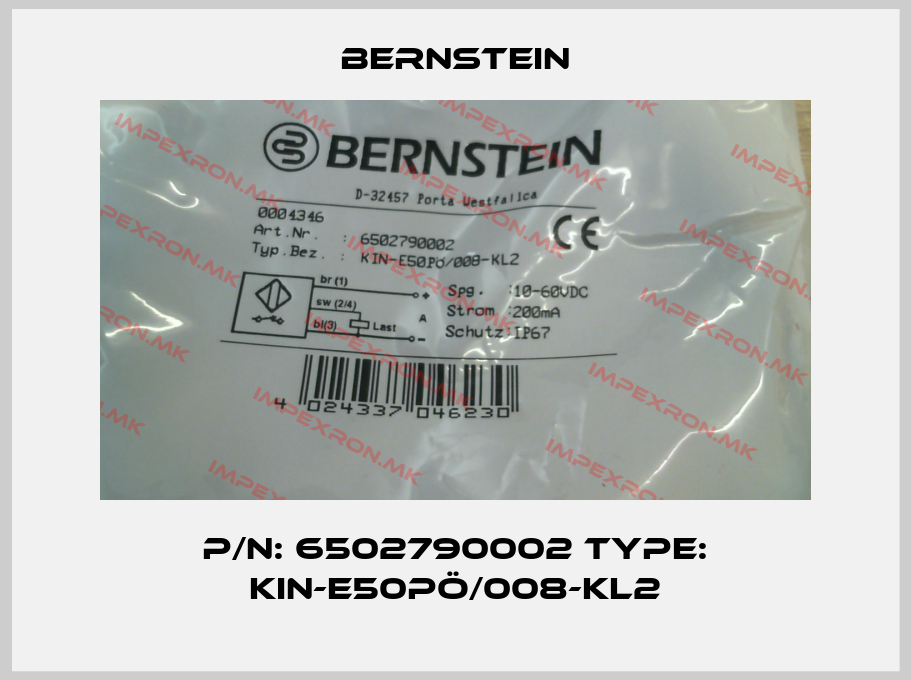 Bernstein-P/N: 6502790002 Type: KIN-E50PÖ/008-KL2price