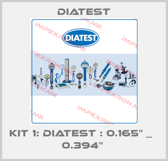 Diatest-KIT 1: DIATEST : 0.165" _   0.394" price