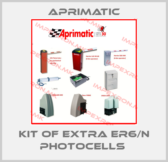 Aprimatic-KIT OF EXTRA ER6/N PHOTOCELLS price