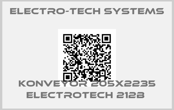 Electro-Tech Systems-KONVEYOR 205X2235 ELECTROTECH 212B price
