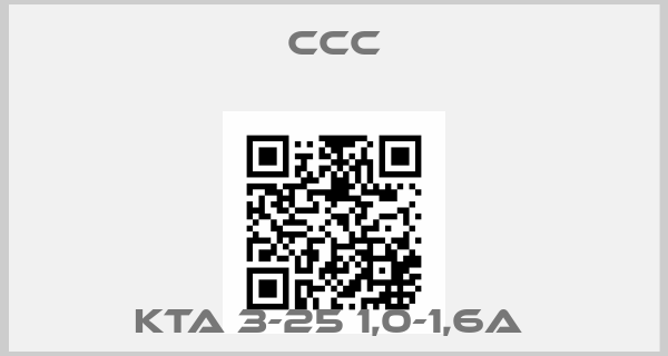ccc-KTA 3-25 1,0-1,6A price