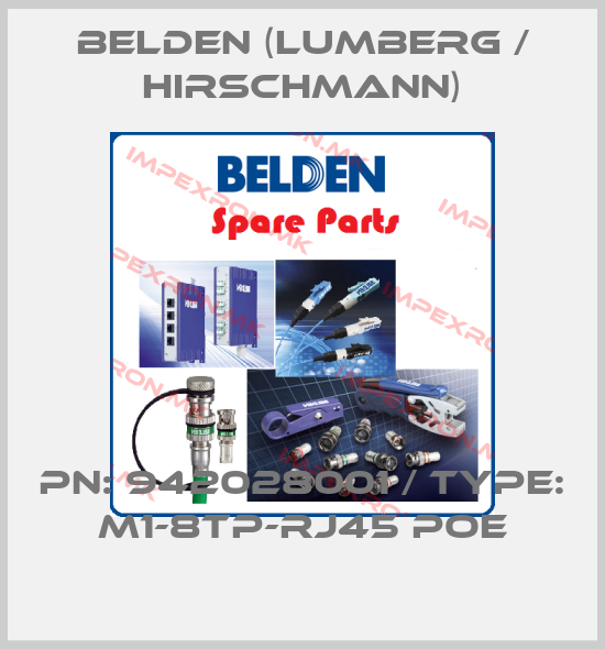 Belden (Lumberg / Hirschmann)-PN: 942028001 / Type: M1-8TP-RJ45 POEprice