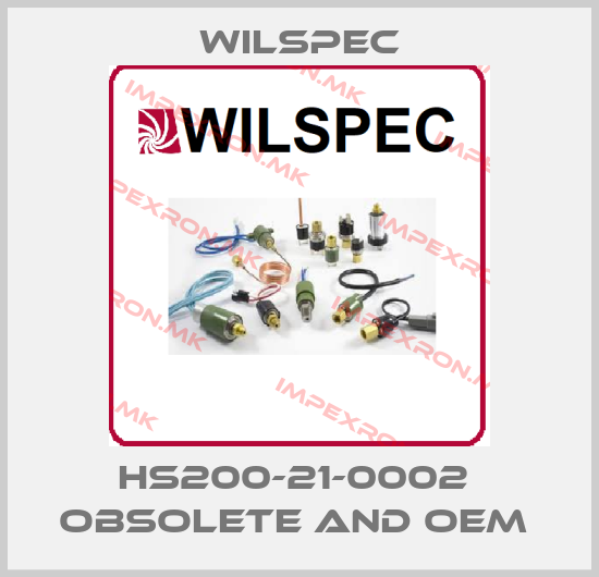 Wilspec-HS200-21-0002  Obsolete and OEM price