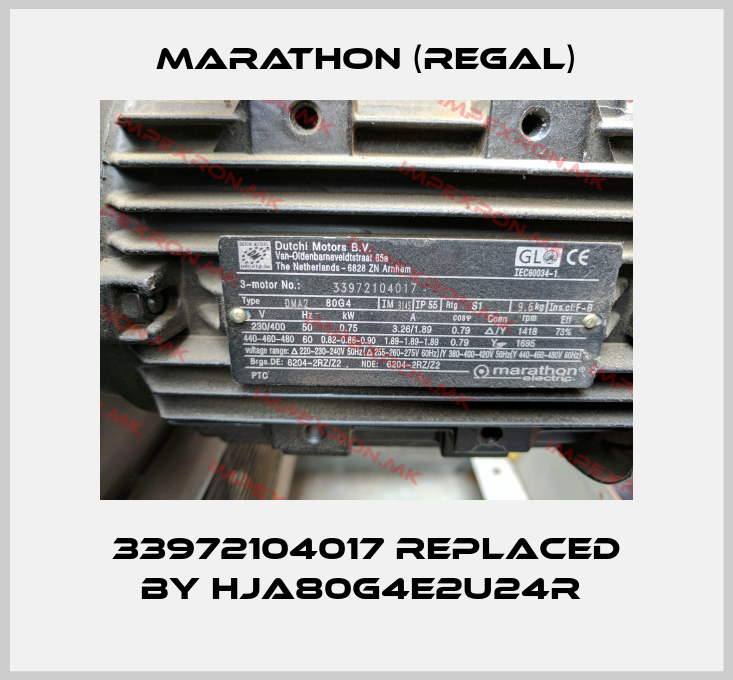 Marathon (Regal)-33972104017 REPLACED BY HJA80G4E2U24R price