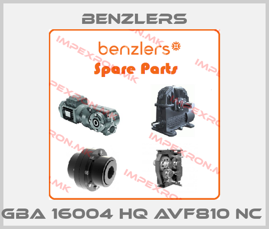 Benzlers-GBA 16004 HQ AVF810 NC price
