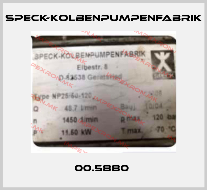 SPECK-KOLBENPUMPENFABRIK-00.5880 price