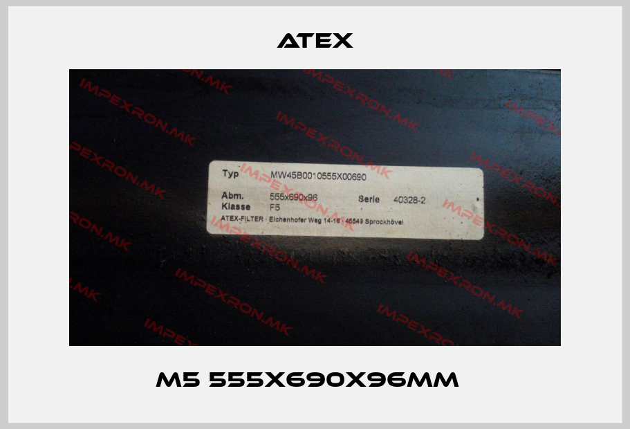 Atex-M5 555x690x96mm  price