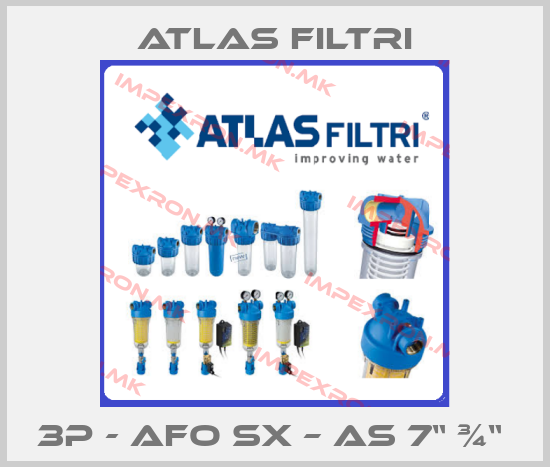 Atlas Filtri-3P - AFO SX – AS 7“ ¾“ price