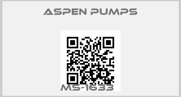 ASPEN Pumps-MS-1633  price