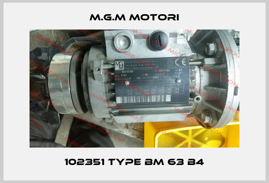 M.G.M MOTORI-102351 Type BM 63 B4price