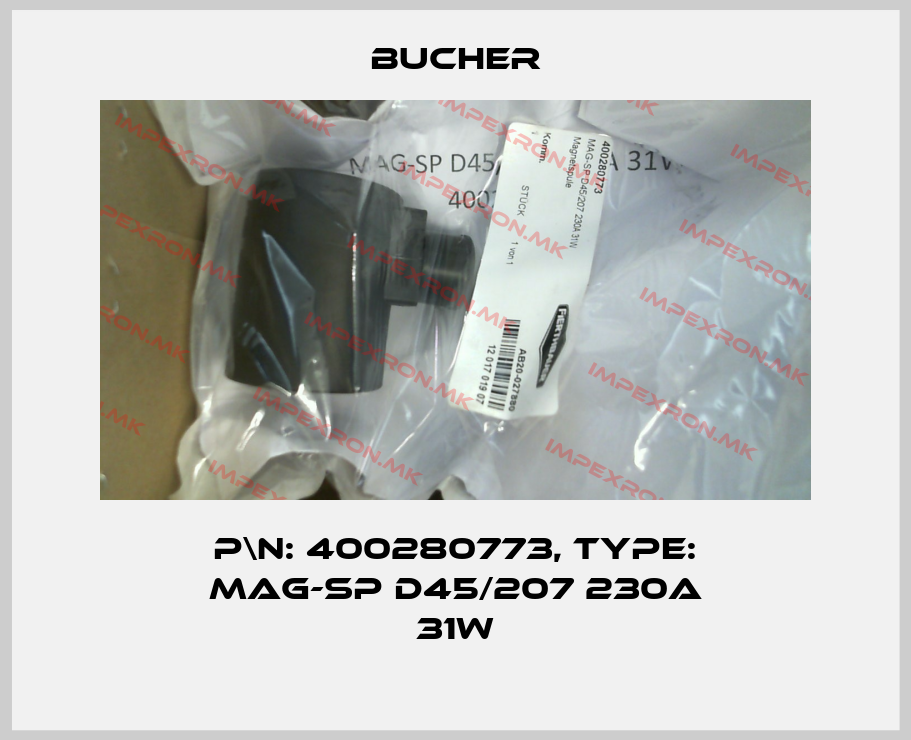 Bucher-P\N: 400280773, Type: MAG-SP D45/207 230A 31Wprice