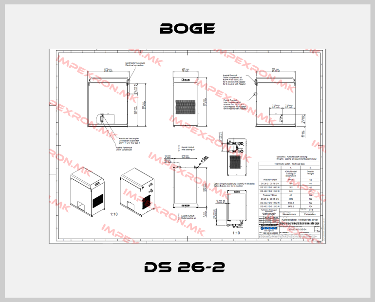 Boge-DS 26-2 price