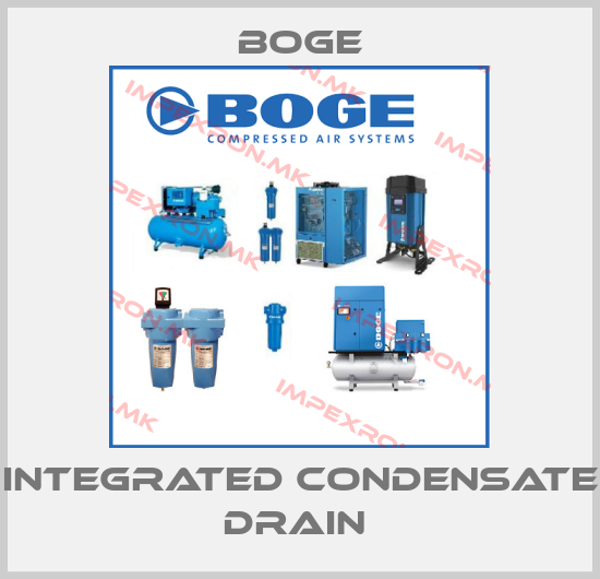 Boge-Integrated condensate drain price