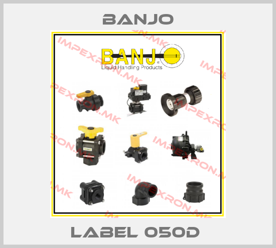 Banjo-LABEL 050D price