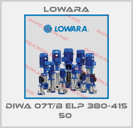 Lowara-DIWA 07T/B ELP 380-415 50 price