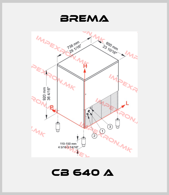 Brema-CB 640 A price