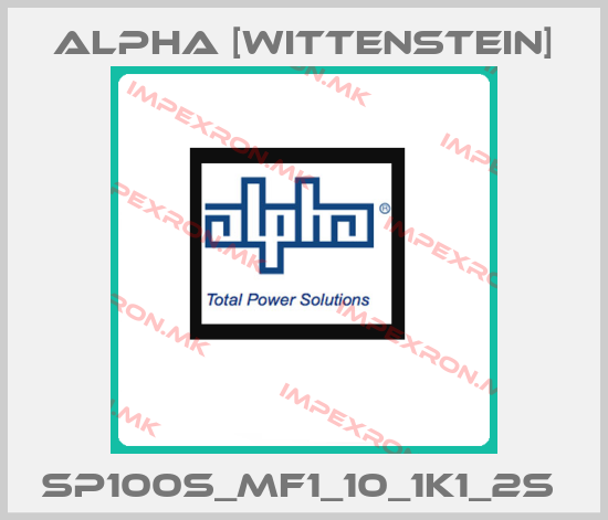 Alpha [Wittenstein]-SP100S_MF1_10_1K1_2S price