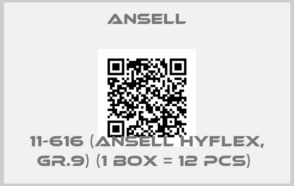 Ansell-11-616 (Ansell HyFlex, Gr.9) (1 box = 12 pcs) price