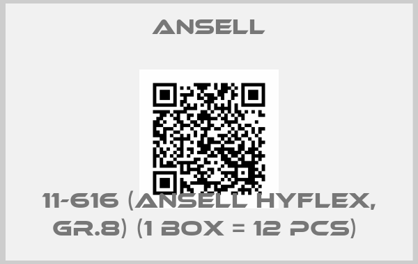 Ansell-11-616 (Ansell HyFlex, Gr.8) (1 box = 12 pcs) price