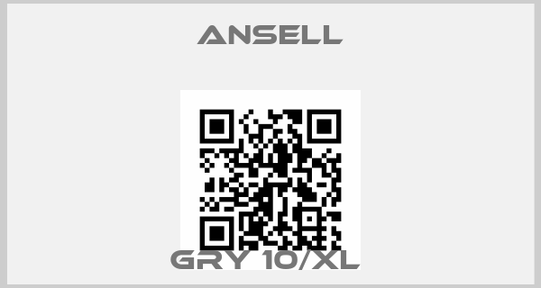 Ansell-GRY 10/XL price
