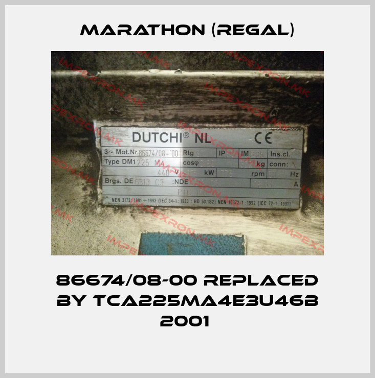 Marathon (Regal)-86674/08-00 REPLACED BY TCA225MA4E3U46B 2001 price