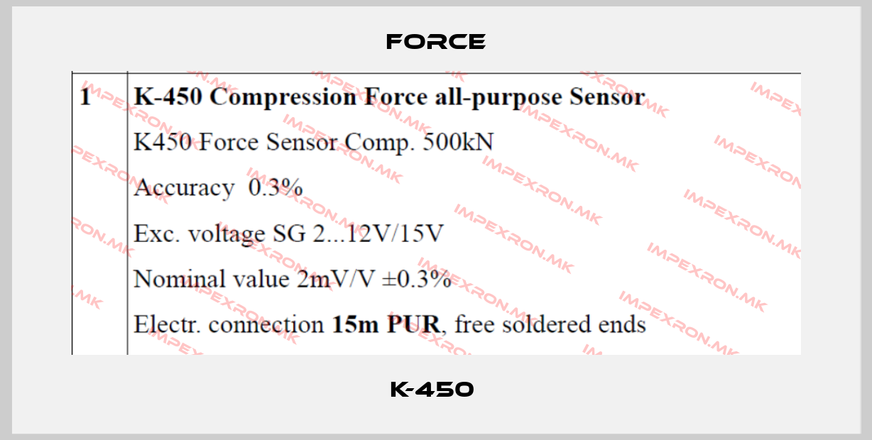 Force-K-450 price