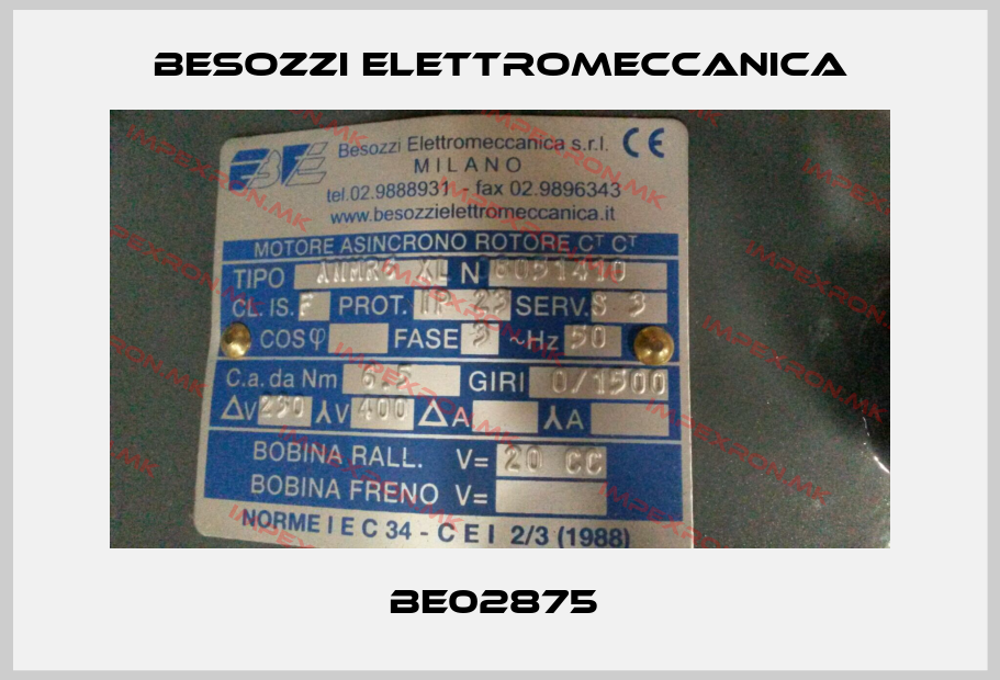 Besozzi Elettromeccanica-BE02875 price