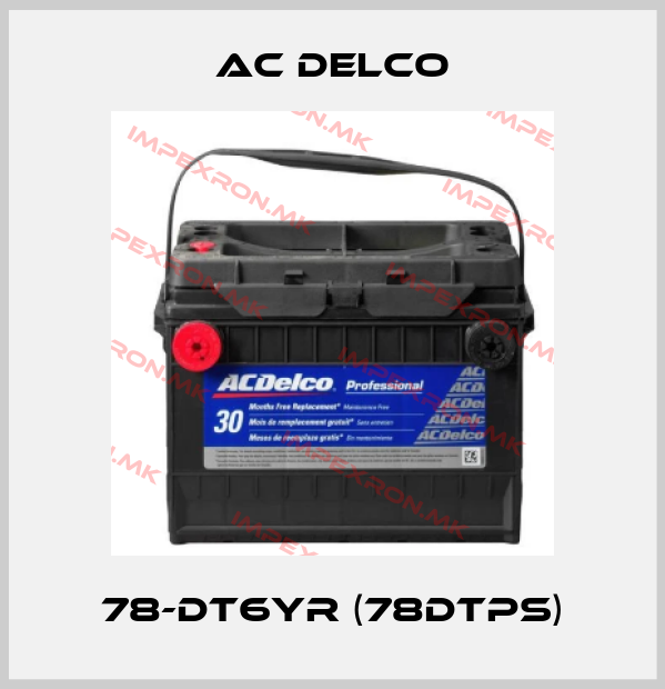 AC DELCO-78-DT6YR (78DTPS)price