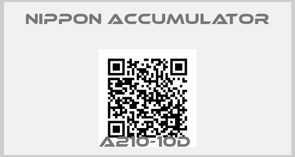NIPPON ACCUMULATOR-A210-10D price