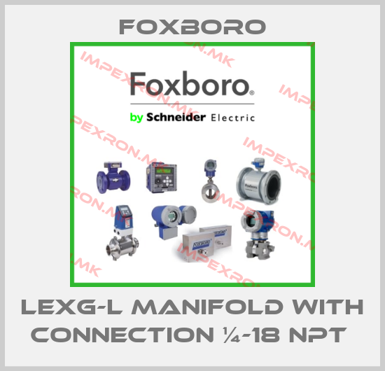 Foxboro-LEXG-L MANIFOLD WITH CONNECTION ¼-18 NPT price