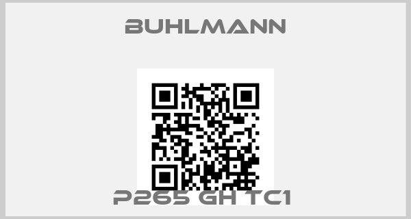 Buhlmann-P265 GH TC1 price